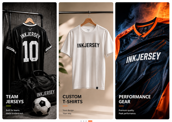 Custom jerseys and uniforms for team