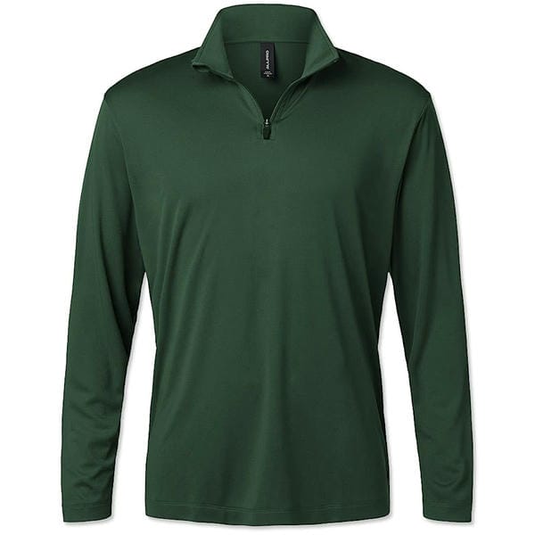 AllPro Pro-Lock UPF 50 Quarter Zip Performance Shirt with Print