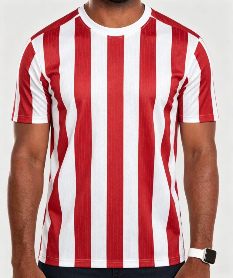 2025-26 Madrid Red-White Home-Inspired Blank Soccer Jersey