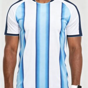 2026-27 Argentina Home-Inspired Blank Soccer Jersey