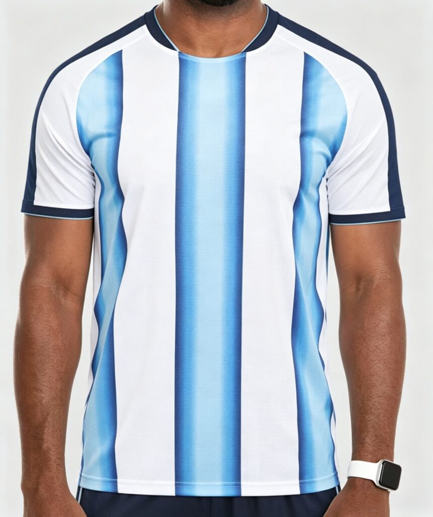 2026-27 Argentina Home-Inspired Blank Soccer Jersey