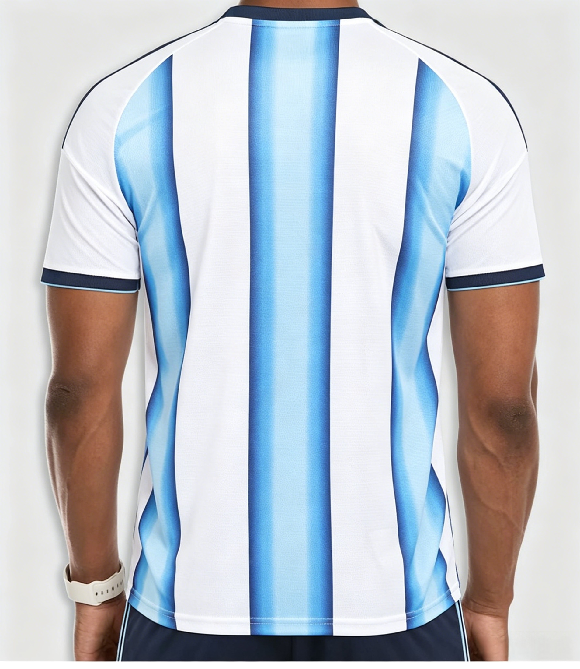 2026-27 Argentina Home-Inspired Blank Soccer Jersey