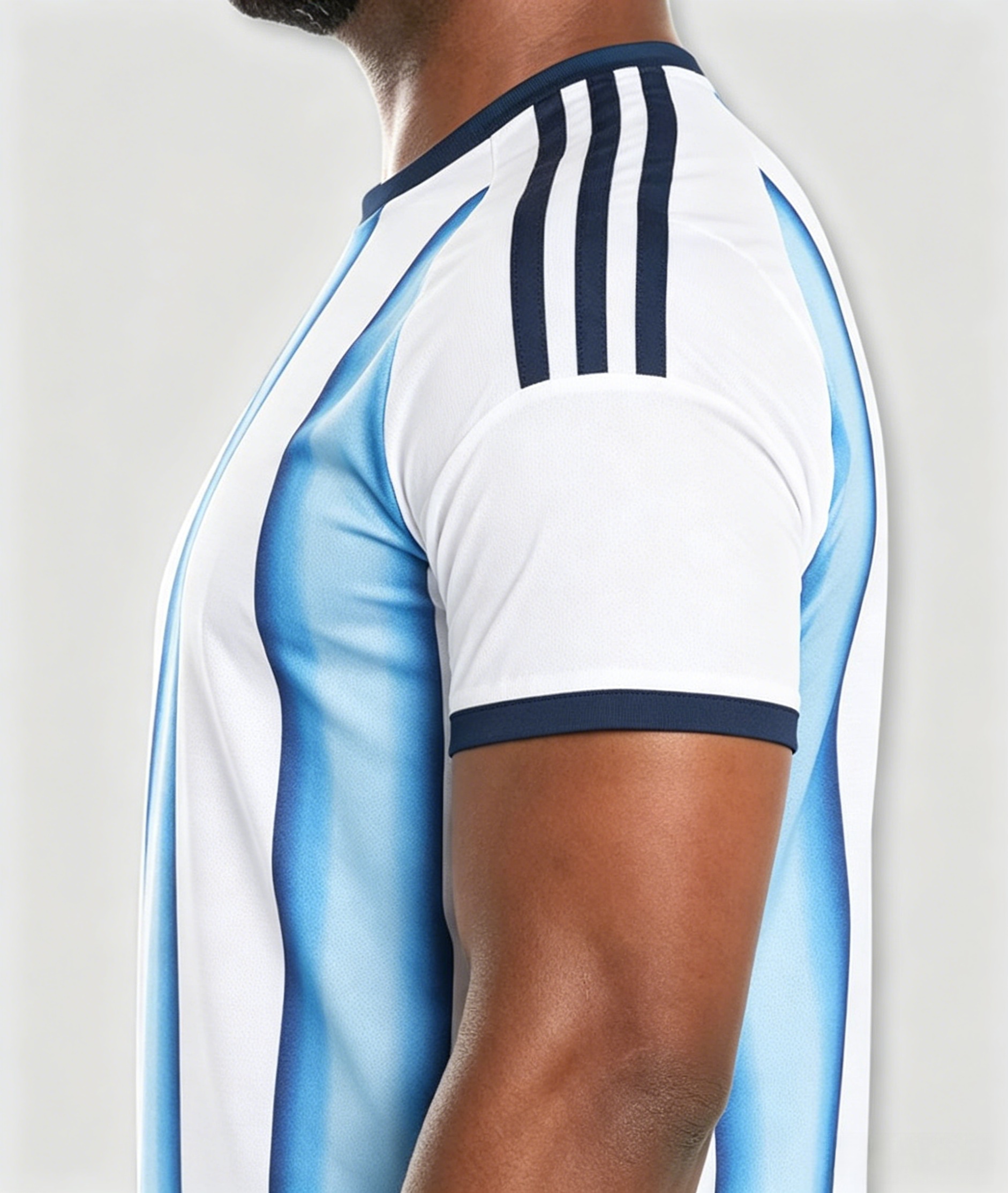 2026-27 Argentina Home-Inspired Blank Soccer Jersey