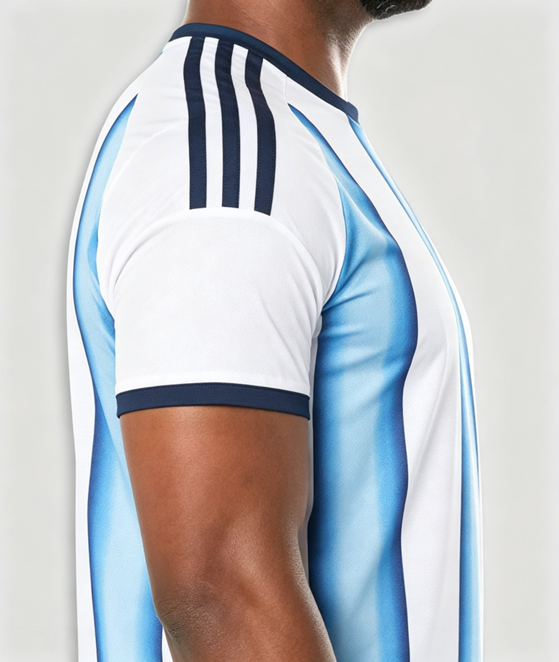 2026-27 Argentina Home-Inspired Blank Soccer Jersey