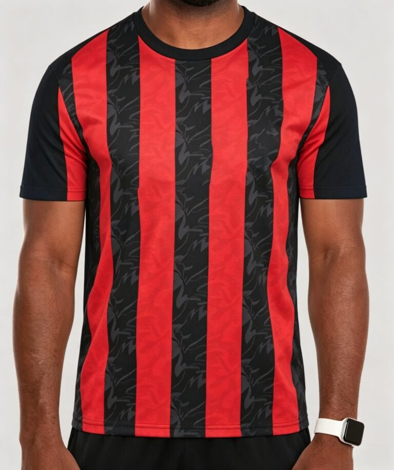 2025-26 Milan Red-Black Home-Inspired Blank Soccer Jersey