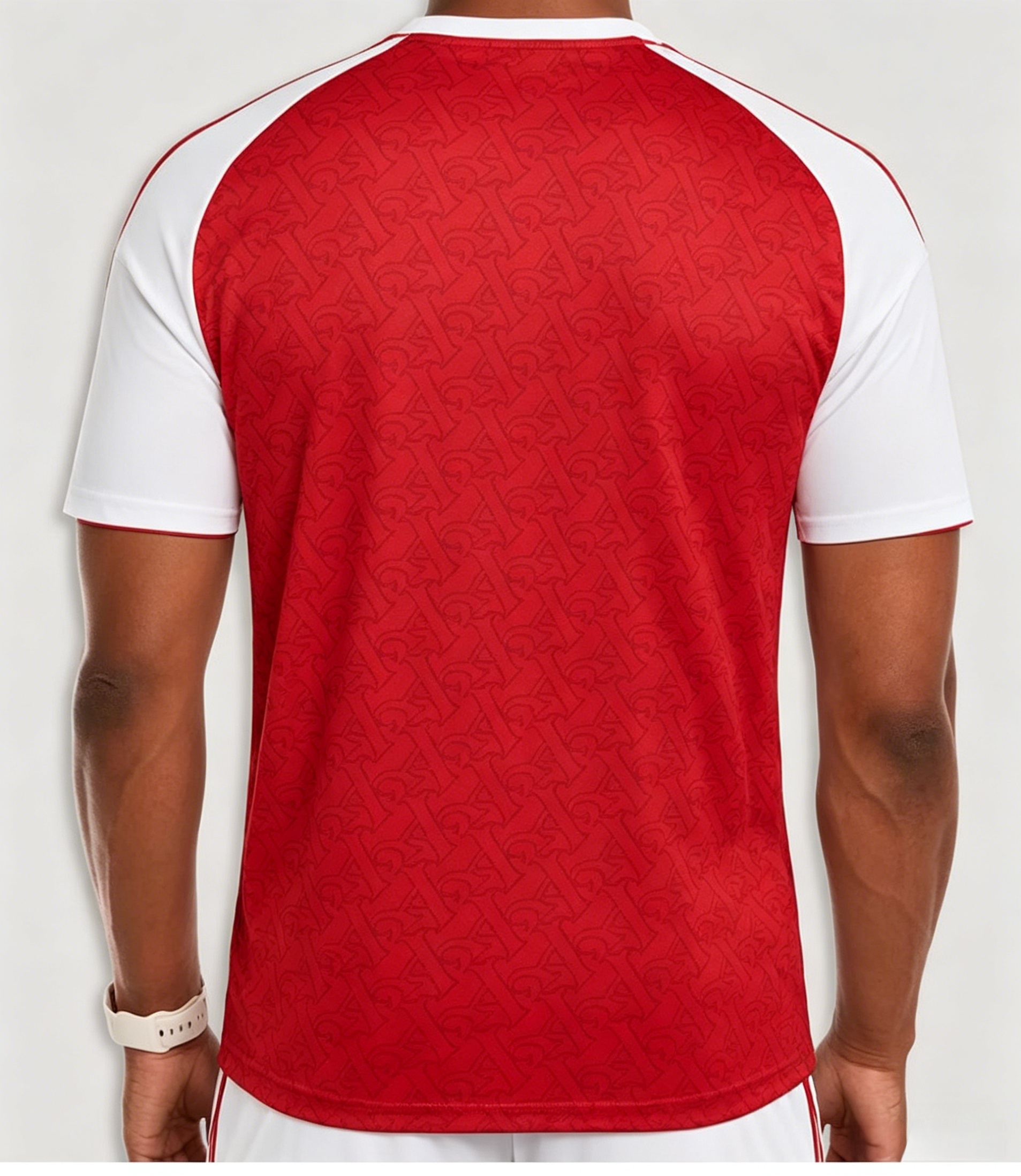 2025-26 North London Red Home-Inspired Blank Soccer Jersey