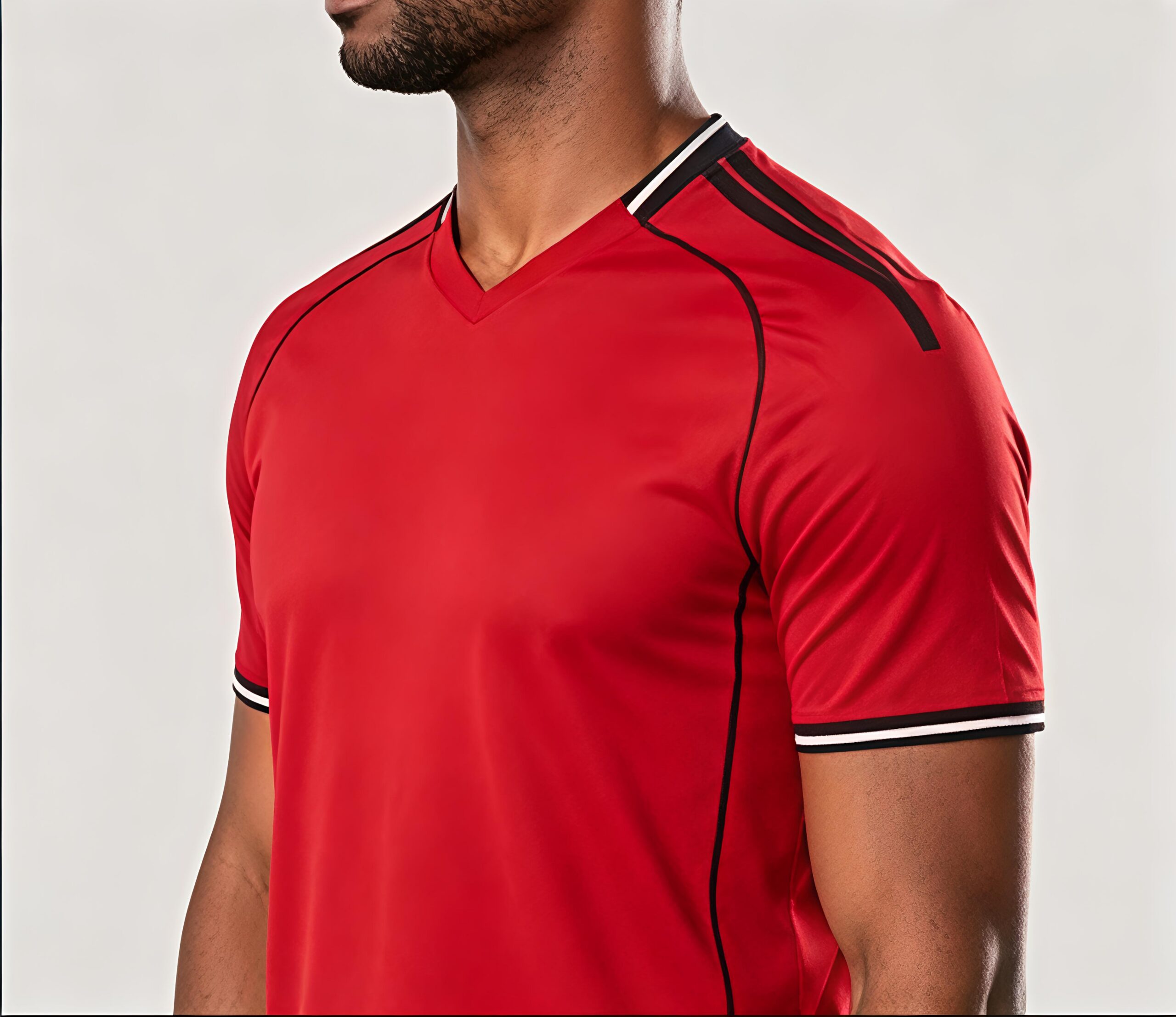 2025-26 Manchester Red Home-Inspired Blank Soccer Jersey