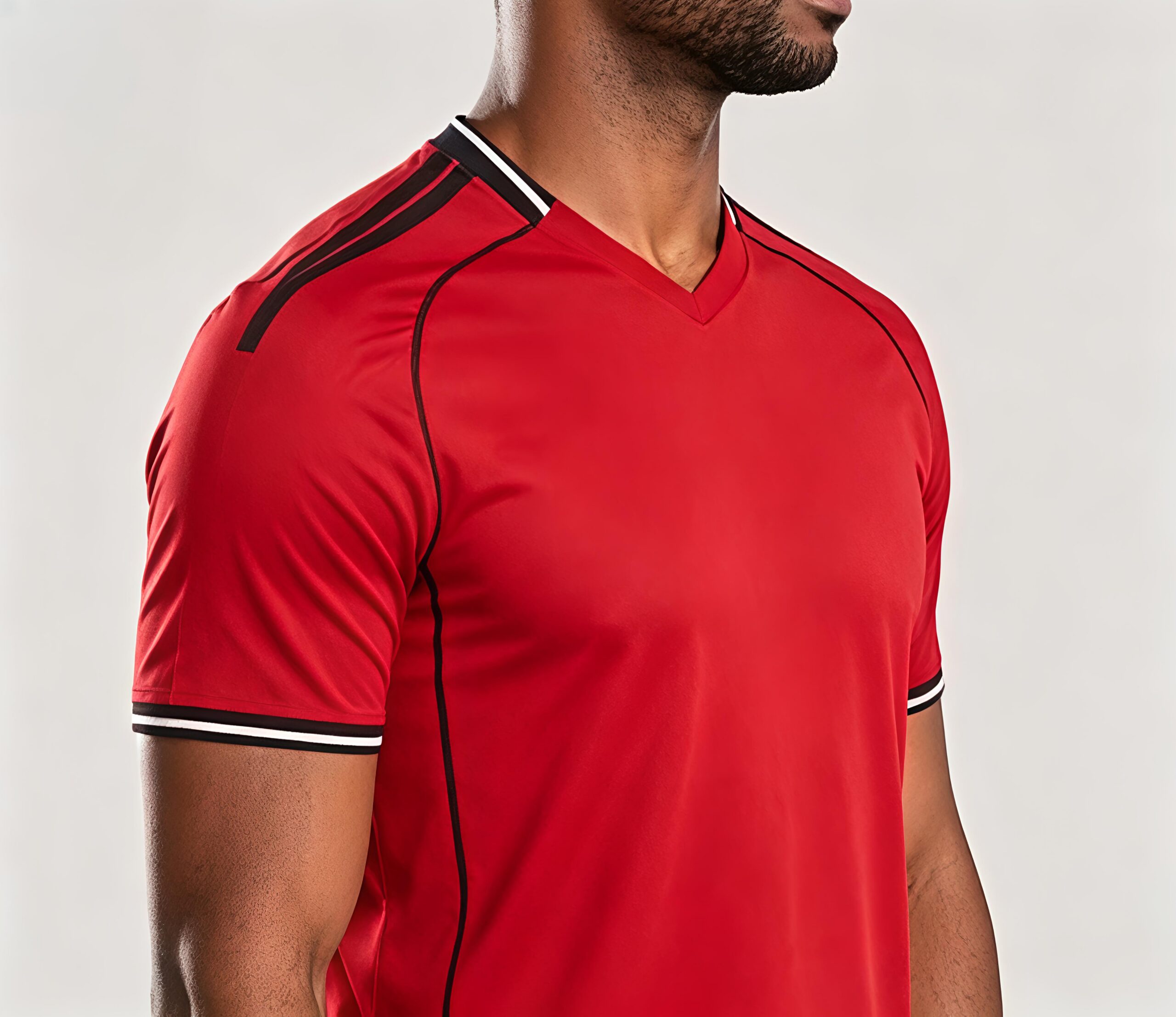 2025-26 Manchester Red Home-Inspired Blank Soccer Jersey