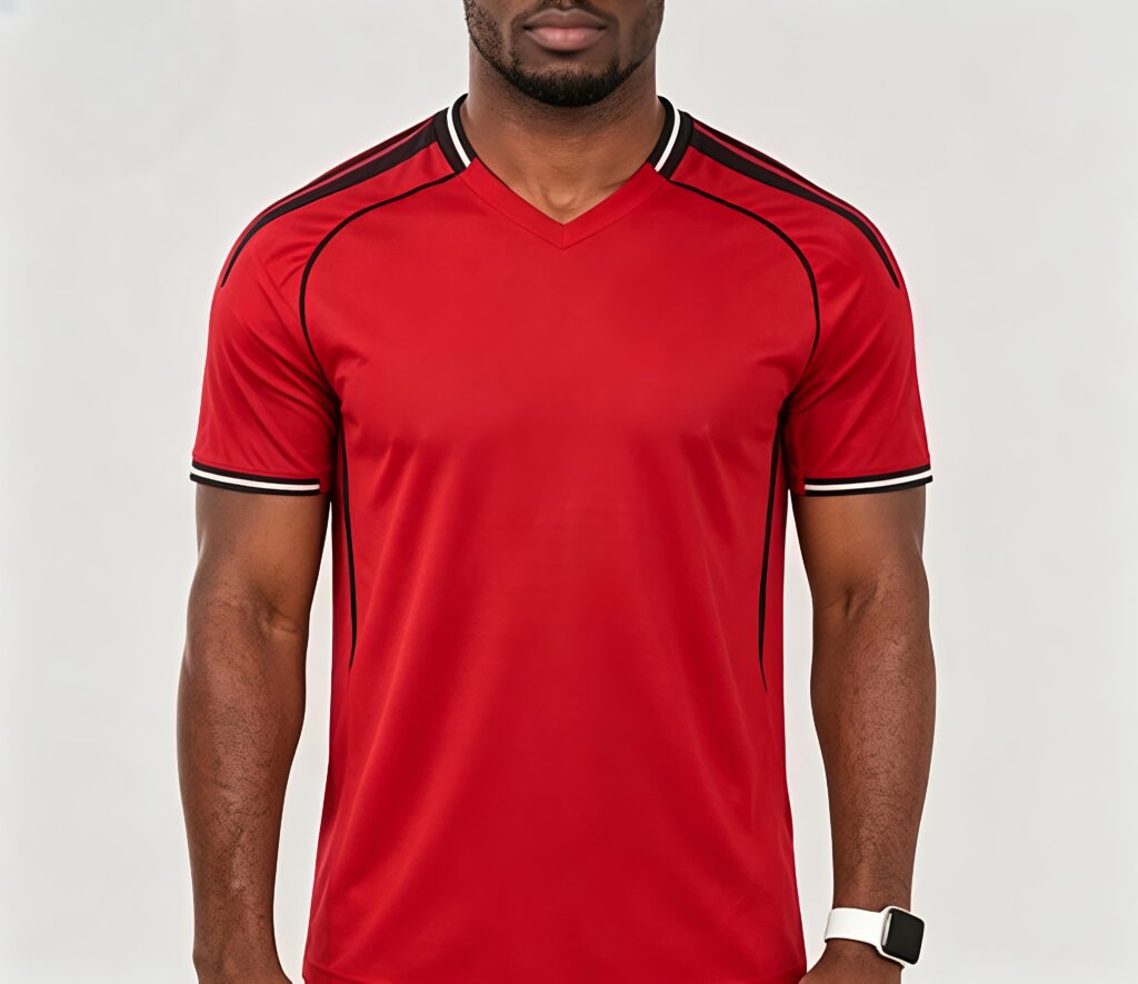 2025-26 Manchester Red Home-Inspired Blank Soccer Jersey