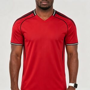 2025-26 Manchester Red Home-Inspired Blank Soccer Jersey