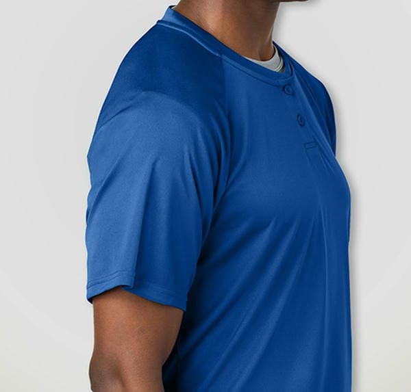 Sport-Tek Competitor 2-Button Baseball Henley Custom Team Shirt