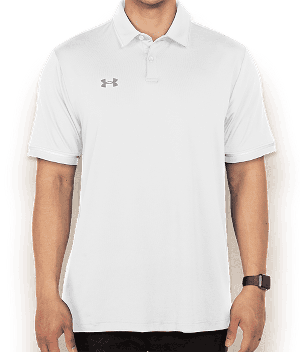 Under Armour Tipped Team Performance Polo with Print