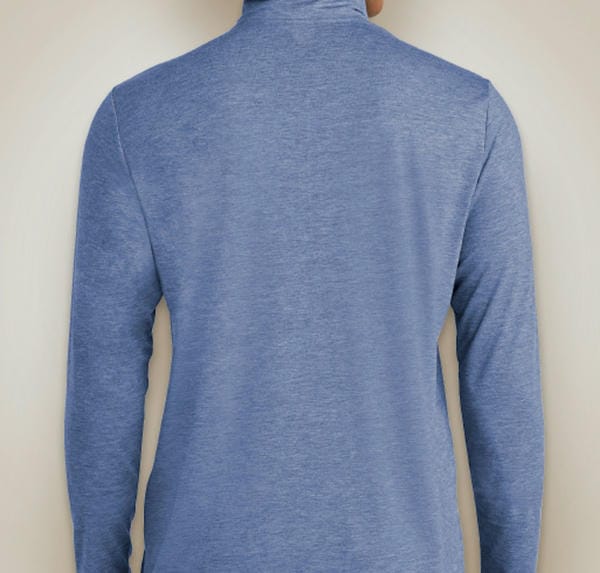 Sport-Tek Tri-Blend Quarter Zip Performance Shirt for Staff & Teams